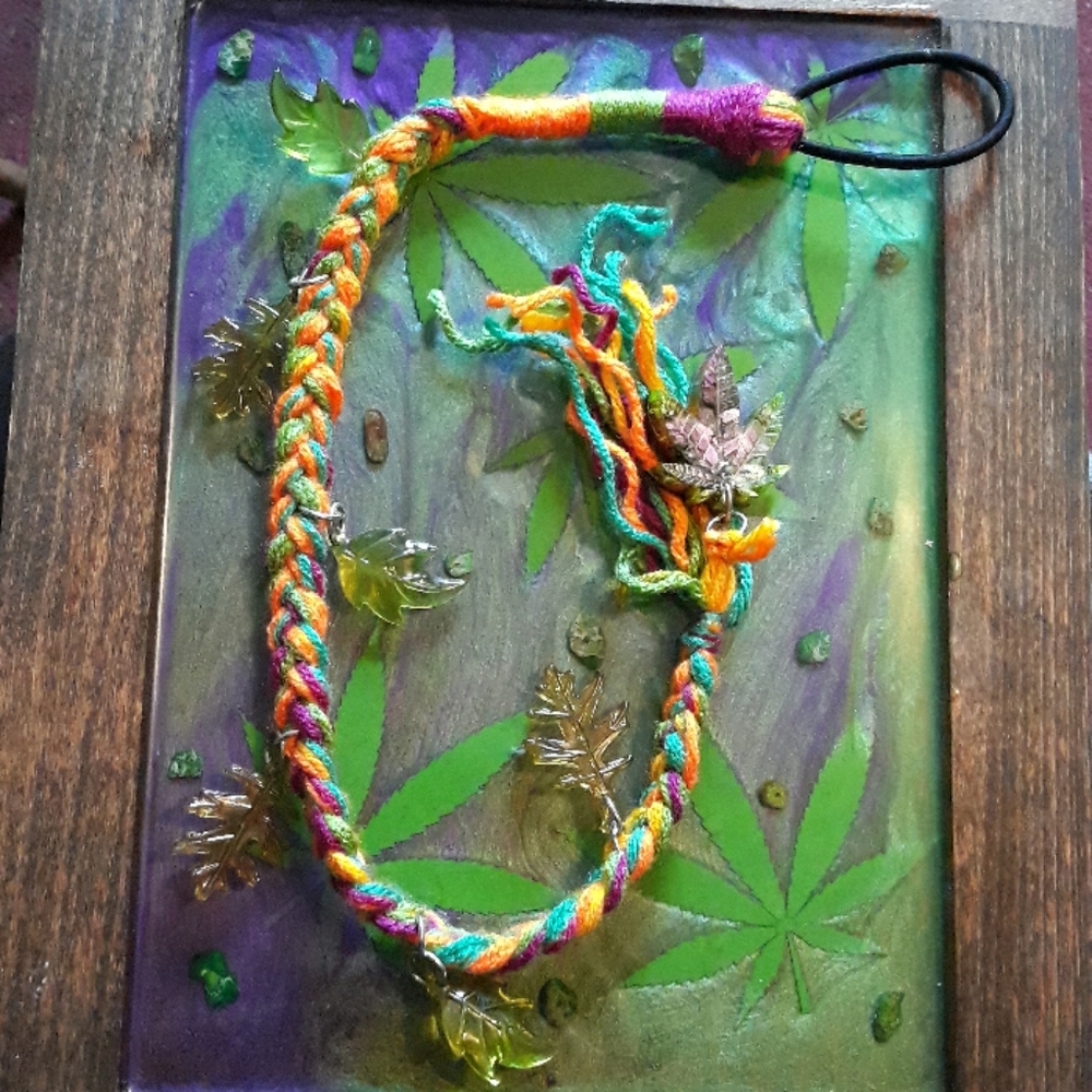 Festival hairwrap leaf